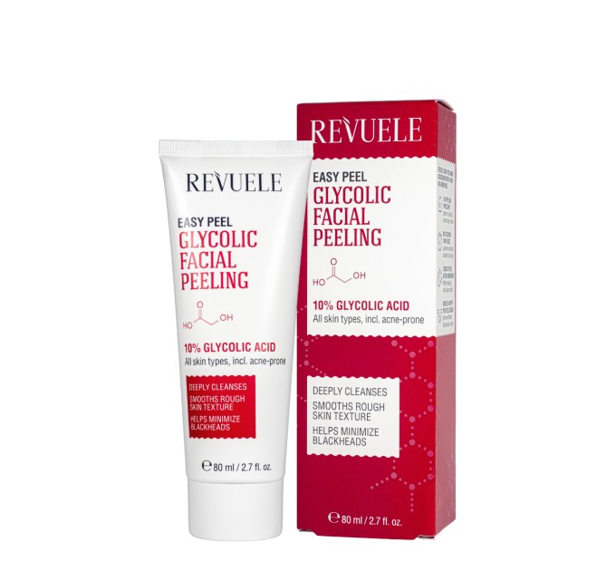 Пилинг для лица гликолевый REVUELE Easy Peel Glycolic 80 мл (5060565107465)