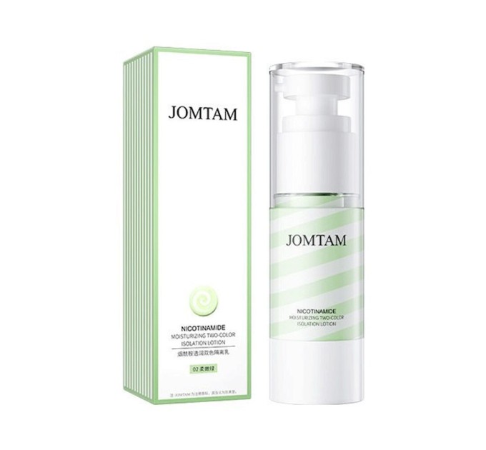 База під макіяж Jomtam Nicotinamide Moisturizing Two Color Isolation Lotion тон 02 (11278-60493): ідеальна основа для бездоганного обличчя!