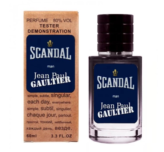 Женский парфюм Jean Paul Gaultier Scandal - Selective Tester 60ml: роскошь и стиль в одном флаконе