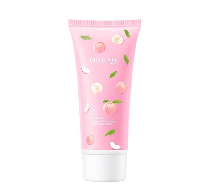 Освежающий умывательный гель с персиковым экстрактом - BIOAQUA Peach Acid Cleanser 100ml