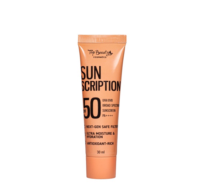 Крем солнцезащитный для лица Top Beauty Sun Scription SPF 50 PA++++ 30 мл (TB-9932)