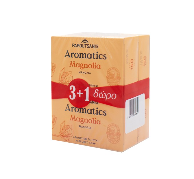 Магнолия в твердом виде: Aromatics мыло 4*100 г