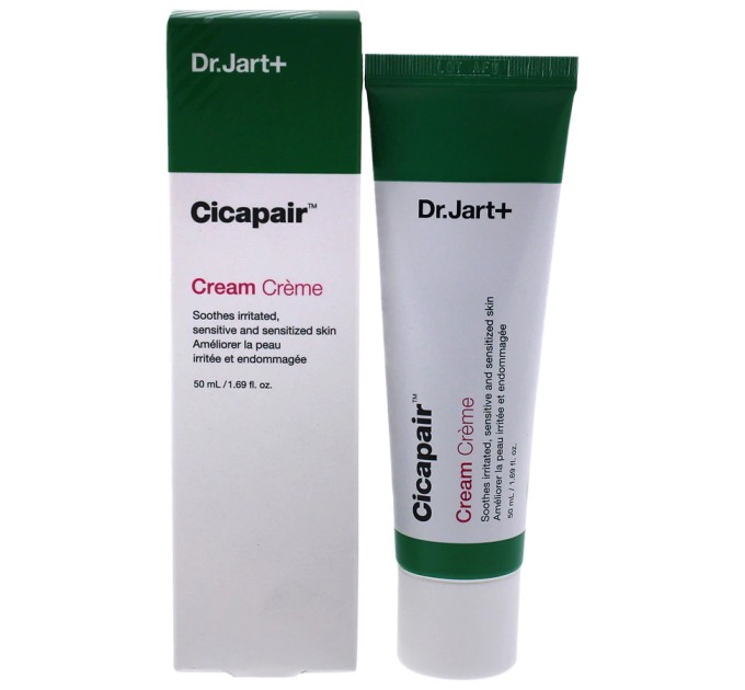 Лечебный крем-антистресс для проблемной кожи Dr.Jart+ Cicapair Cream: эффективное успокоение и восстановление.