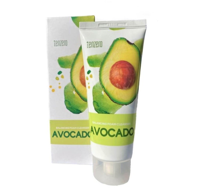 Пенка для умывания по авокадо Tenzero Balancing Foam Cleanser Avocado 100 мл (8809628882461)