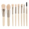 Набор мини кистей для макияжа R&G Travel Set Beige 8 шт.