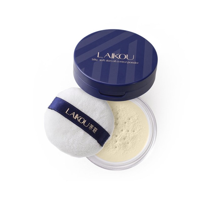 Пудра Laikou Magic Light Silky Powder: естественный оттенок для сияющей кожи