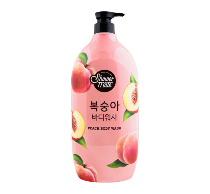 Освежающий плодовый опыт с Гелем для душа KeraSys Shower Mate Natural Peach 1200 мл