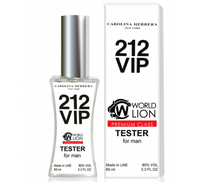 Парфюм Carolina Herrera 212 VIP Men - Tester 60ml: элитный аромат для истинных ценителей