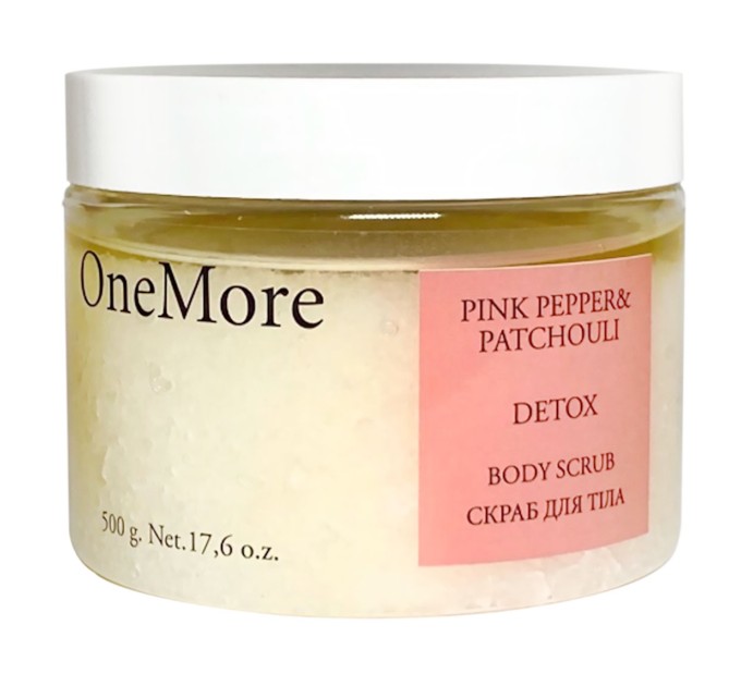 Освежающий телескраб PINK PEPPER&PATCHOULI OneMore 500 г