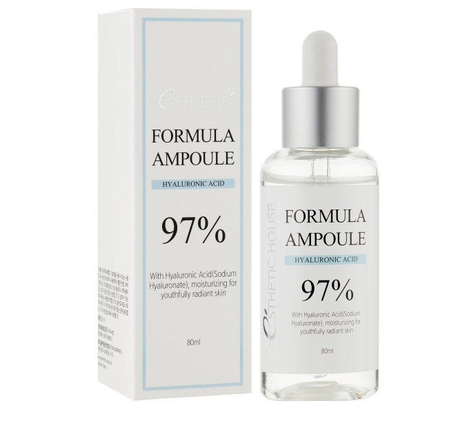 Увлажняющая сыворотка с гиалуроновой кислотой: Formula Ampoule Hyaluronic Acid Esthetic House 80 мл