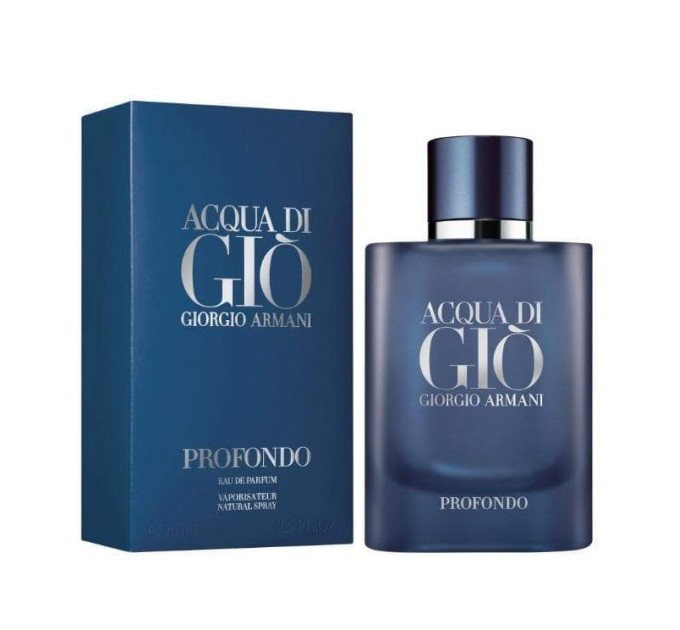 Парфюмерная вода Giorgio Armani Acqua Di Gio Profondo мужская 2020 75 мл купить в Агонь-В