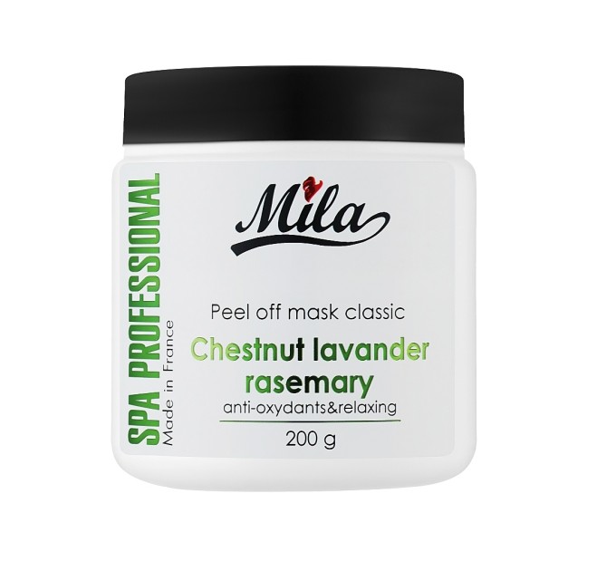 Альгинатная маска Mila Perfect Каштан лаванда розмарин Mask Classic Relaxing Powder 200 г (3702261123203)