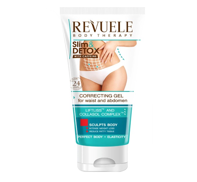 Гель с кофеином для талии и живота Revuele Slim & Detox