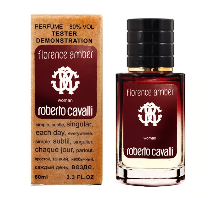 Тестер Roberto Cavalli Florence Amber - Selective Tester 60мл: ексклюзивний аромат для справжніх цінителів