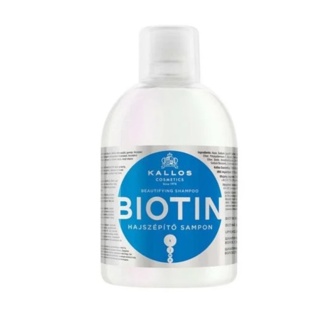 Шампунь Kallos Biotin KJMN 1 л - активный рост волос