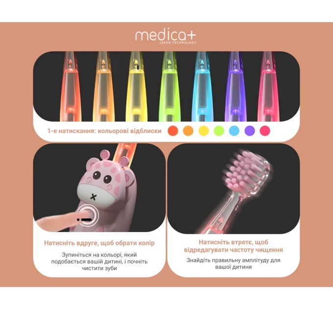 Детская зубная щетка Medica+ KidsBrush 2.0 Yellow: забота о зубах вашего ребенка