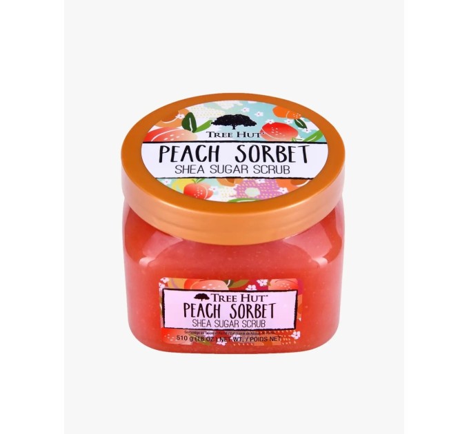 Tree Hut Peach Sorbet Sugar Scrub: Вкусный уход для тела