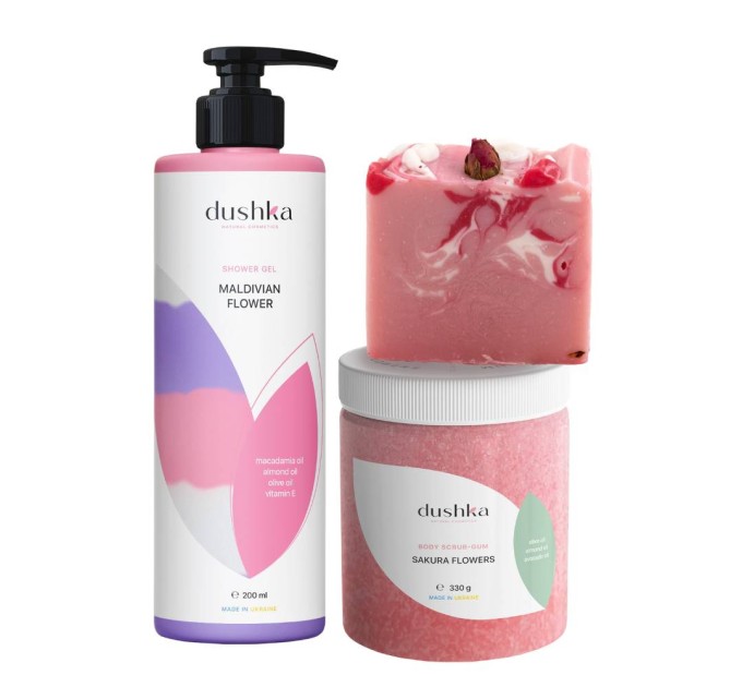 Стильный набор Dushka Pink Flower - идеальный подарок!