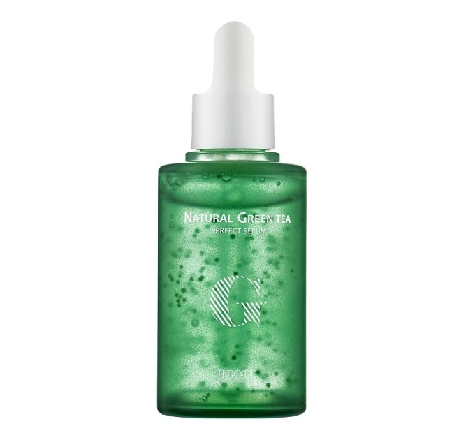 Сыворотка для лица Зеленый чай Natural Green Tea Perfect Serum Jigott 50 мл (8809541282393)