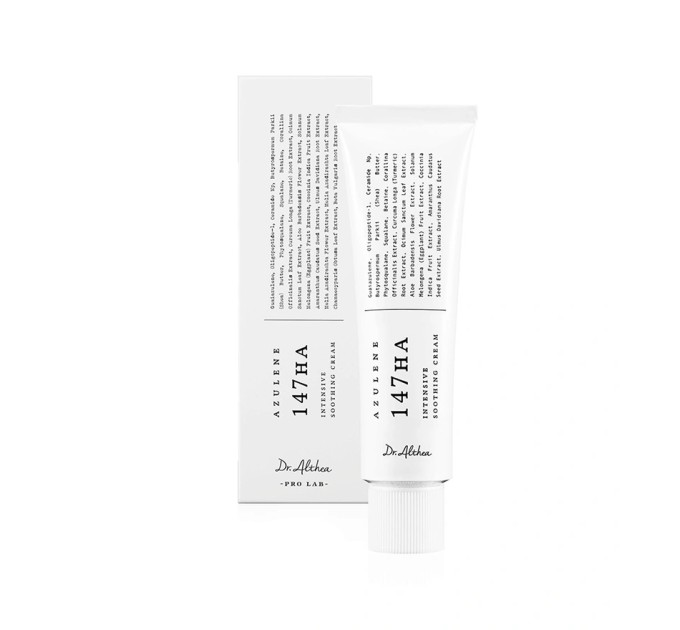 Крем для лица с азуленом Dr.Althea Azulene 147 HA-Intensive Soothing Cream Pro Lab 50 мл (8809447251363)