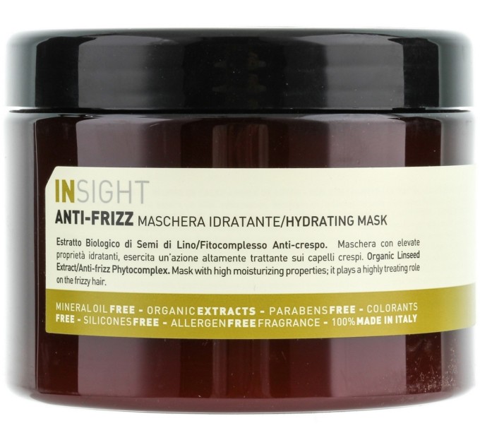 Маска увлажняющая для волос Insight Anti-Frizz Hair Mask 500 мл