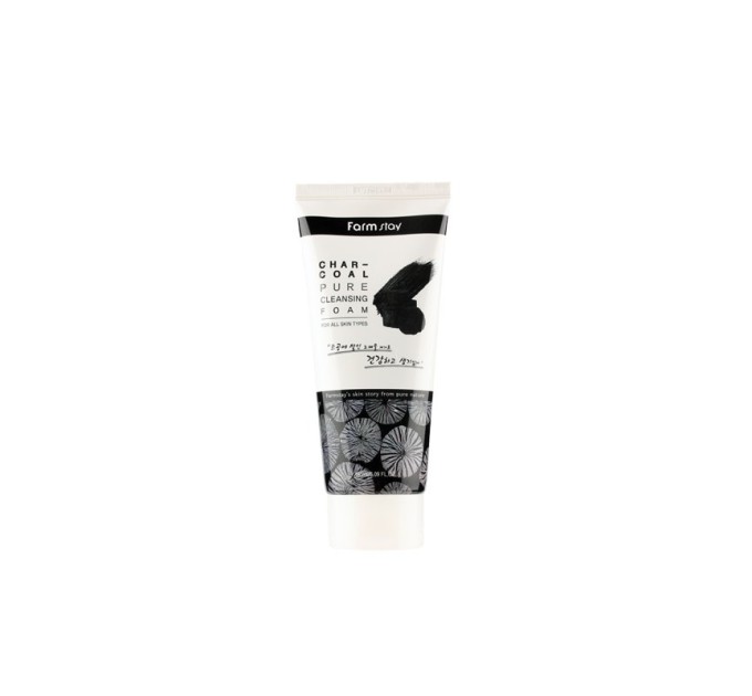 Пенка для умывания Farmstay Charcoal Pure Cleansing Foam 180 мл (8809469773690)