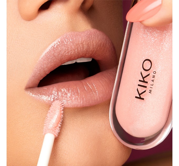 Блеск для губ Kiko Milano 3D Hydra Lipgloss 03 Жемчужный Абрикос: Идеальный Блеск на Агонь-В