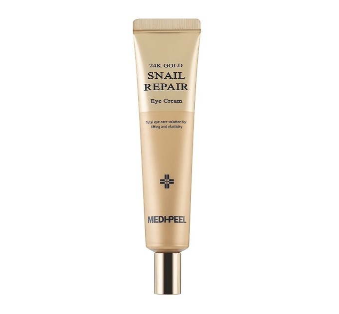 Крем для кожи вокруг глаз MEDI-PEEL 24K Snail Repair Eye Cream с муцином улитки и золотом 40 мл (8809409340548)