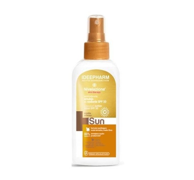 Защита и уход: Водостойкий Лосьон для загара SPF 50 Nivelazione Skin Therapy Sun Farmona 150 мл