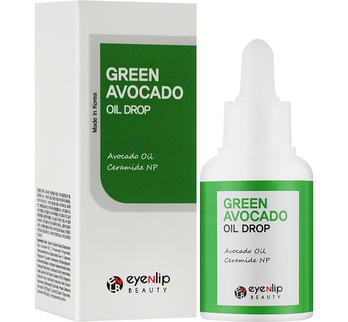 Питательная сыворотка для лица Eyenlip Green Avocado Oil Drops 30 мл (8809555253280)