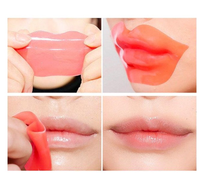 Увлажняющая маска-патч для губ с экстрактами персика и коллагеном: Peach Moisturizing Lip Membrane 8 г