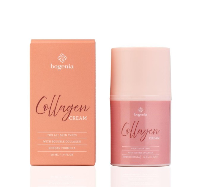 Крем для лица с коллагеном Bogenia Collagen Cream 50 мл BG427(003)