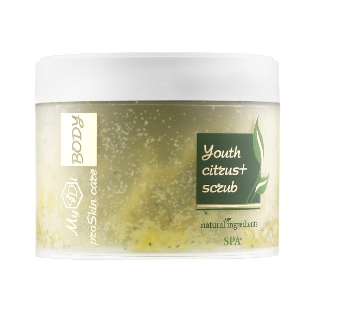 Освежающий Youth citrus+ scrub MyIDi - идеальное средство для омолаживания кожи (300 мл)