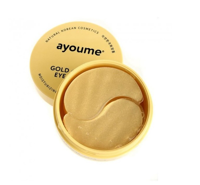 Золотые патчи для глаз с муцином улитки - Ayoume Gold Snail Eye Patch 60 шт.