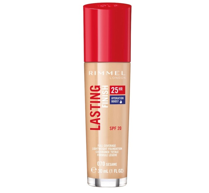 Тональная основа для лица Rimmel Lasting Finish 25h Foundation SPF20 070 - Sesame 30 мл (3616301236009)