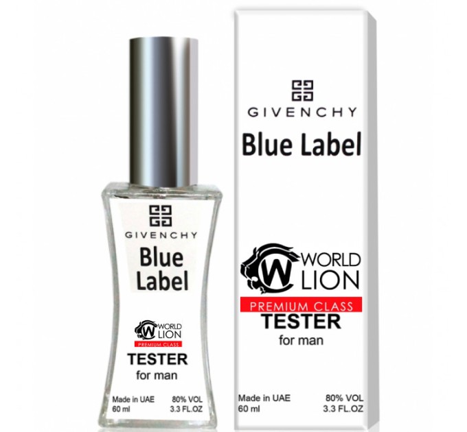 Givenchy Blue Label - Tester 60ml: уникальный тестер для настоящих ценителей