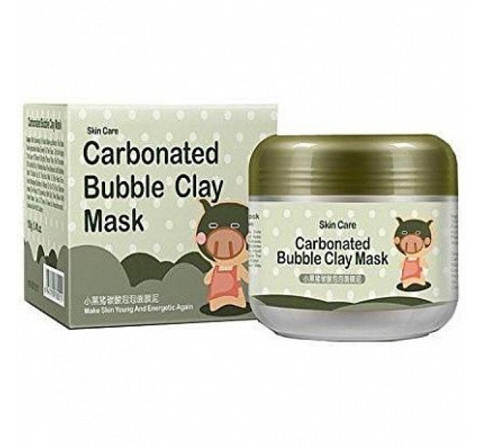 Освежите и очистите кожу с помощью пузырьковой маски Bioaqua Carbonated Bubble Clay Mask