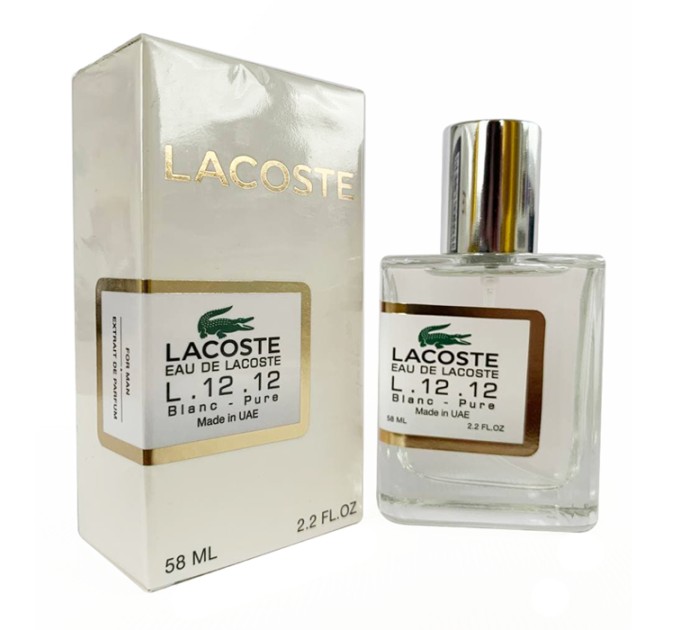 Парфюм Lacoste L.12.12 Blanc-Pure - ОАЭ Tester 58ml: идеальное сочетание свежести и элегантности