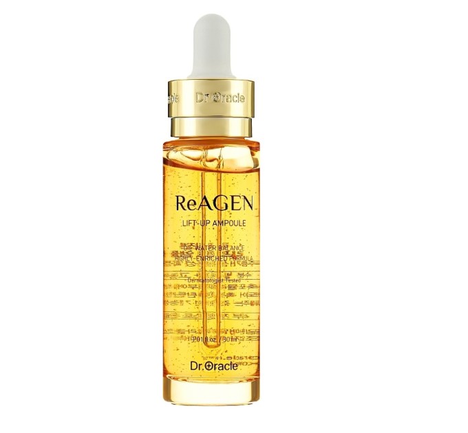 Сыворотка ReAGEN Lift-up Ampoule с пептидами и золотом для молодости кожи