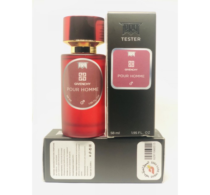 Парфюм Givenchy Pour Homme - Tester 58ml: идеальный выбор для стильного мужчины!