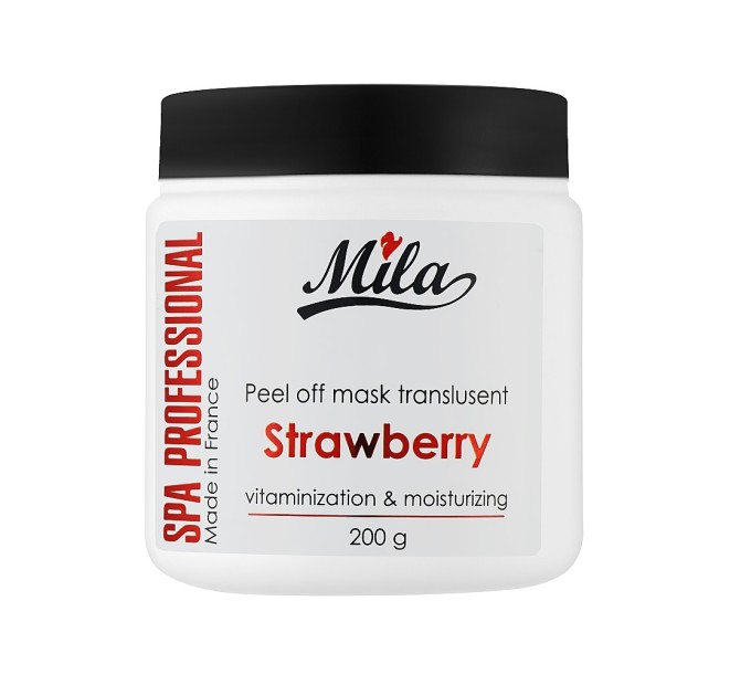 Альгинатная маска Клубника Mask peel-off translucent strawberry Mila Perfect 200 г (3702261288209)