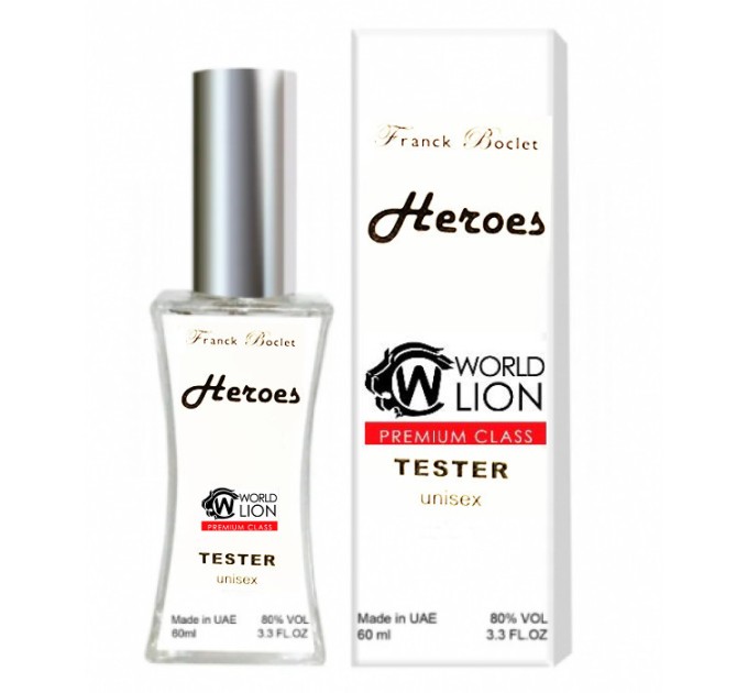 Испытайте силу Franck Boclet Heroes - Tester 60ml на agon-v.com.ua!