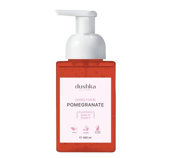 Оживите свои руки с Пенкой для рук Dushka Pomegranate 450 мл