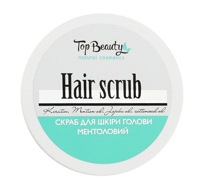 Скраб для кожи головы ментоловый Top Beauty Hair Scrub 250 мл (4820169184467)