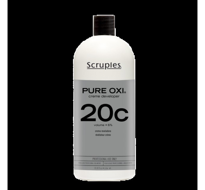 Окислитель Scruples 20 Vol PURE OXI - надежное средство для профессионального окрашивания волос