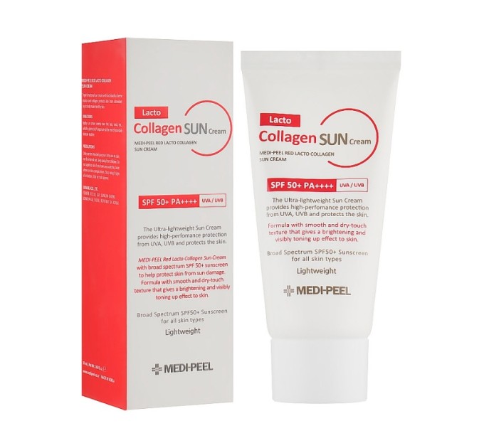 Защита и уход: Red Lacto Collagen Sun Cream с SPF50+ PA++++