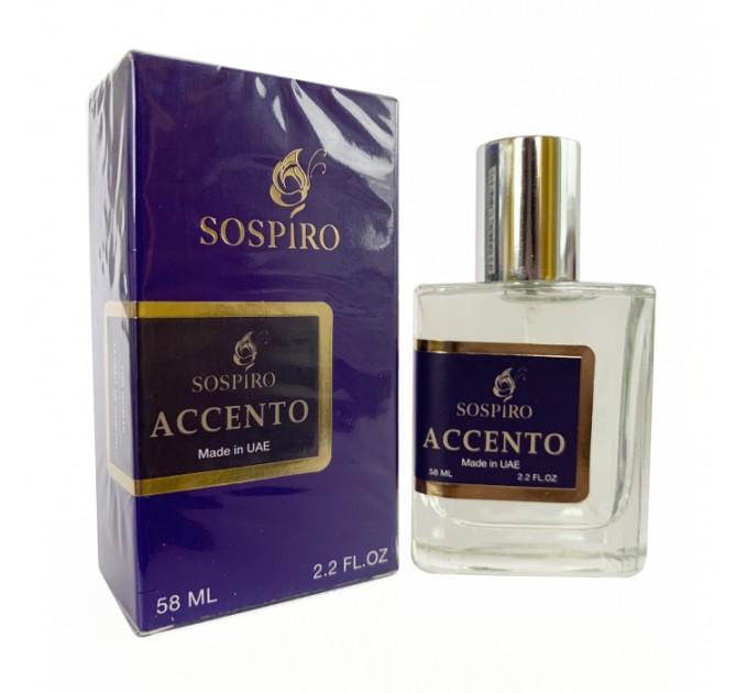 Уникальный парфюм SOSPIRO Accento женский - ОАЭ Tester 58ml на agon-v.com.ua