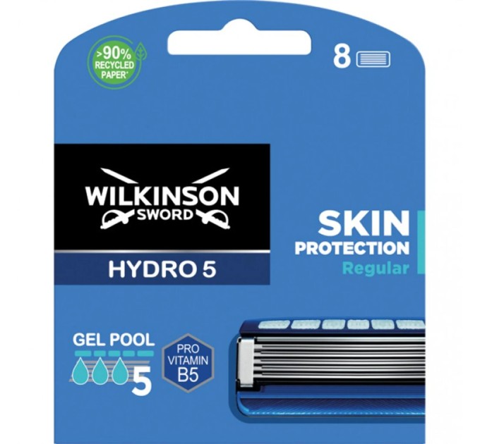 Змінні касети для гоління Wilkinson Sword Hydro 5 Skin Protection Regular 8 шт. – переваги для вашої шкіри