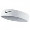 Повязка Nike Swoosh Headband White - стильный аксессуар для спорта на agon-v.com.ua