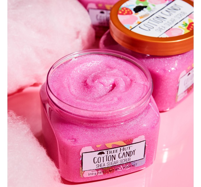 Сладкий скраб для тела Tree Hut Cotton Candy